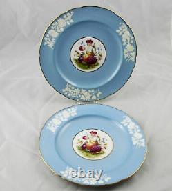 2 Antique Spode Copeland's China Fruit Decorated Dinner Plate 10-3/4 England