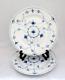 2 Bing & Grondahl Denmark Copenhagen Blue Traditional Dinner Plates 10 3/8 #5