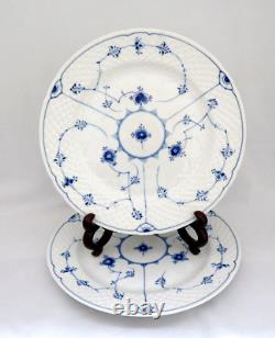 2 Bing & Grondahl Denmark Copenhagen Blue Traditional Dinner Plates 10 3/8 #5
