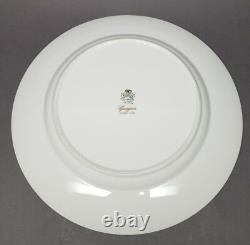 2 x Aynsley GEORGIAN COBALT SMOOTH 10 5/8 Dinner Plate Bone China 7348 READ #1