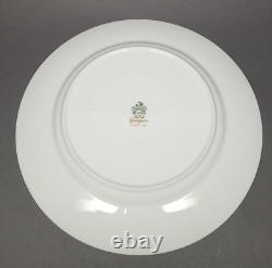 2 x Aynsley GEORGIAN COBALT SMOOTH 10 5/8 Dinner Plate Bone China 7348 READ #2