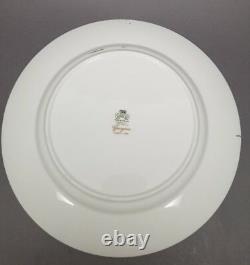 2 x Aynsley GEORGIAN COBALT SMOOTH 10 5/8 Dinner Plate Bone China 7348 READ #2