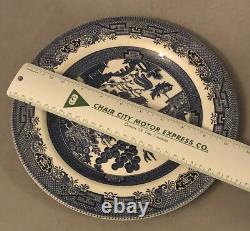 30 Churchill England Blue Willow 10 1/4 Dinner Plates