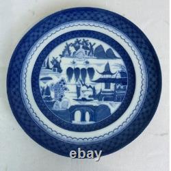 30 PC Mottahedeh Vista Allegra Blue Canton Porcelain Plates Charleston Set