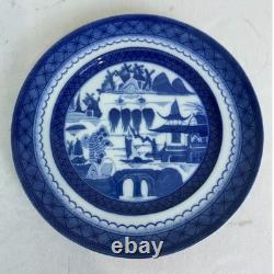 30 PC Mottahedeh Vista Allegra Blue Canton Porcelain Plates Charleston Set