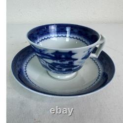 30 PC Mottahedeh Vista Allegra Blue Canton Porcelain Plates Charleston Set