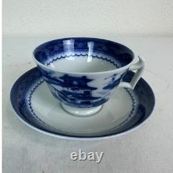 30 PC Mottahedeh Vista Allegra Blue Canton Porcelain Plates Charleston Set