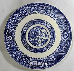 32 pc NEW Blue Willow Ware USA Ironstone Dinnerware Set 8 Place settings NEW