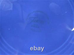 3 pcs Fiestaware Sapphire Blue Dinner Plate Salad Plate Soup Bowl 1996