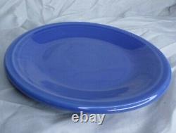 3 pcs Fiestaware Sapphire Blue Dinner Plate Salad Plate Soup Bowl 1996