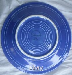 3 pcs Fiestaware Sapphire Blue Dinner Plate Salad Plate Soup Bowl 1996