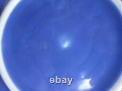 3 pcs Fiestaware Sapphire Blue Dinner Plate Salad Plate Soup Bowl 1996