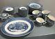 40 Piece Set Currier & Ives Old Grist Mill Dinnerware EUC Plates, Bowls, Cups