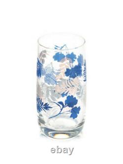 46-pc LUMINARC FLORAL MIX Tableware Set, Blue Tempered Glass, Made in UAE