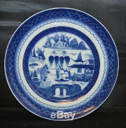 4 Beautiful Mottahedeh Blue Canton 10 1/'4 Dinner Plates Historic Charleston