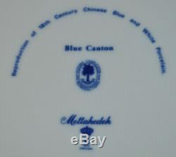 4 Beautiful Mottahedeh Blue Canton 10 1/'4 Dinner Plates Historic Charleston