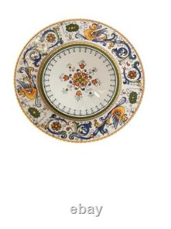 4 Bonvida BVX3 Dinner Plates Portugal Blue Dragon Scroll Raffaelesco 10 & 5/8