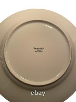 4 Bonvida BVX3 Dinner Plates Portugal Blue Dragon Scroll Raffaelesco 10 & 5/8