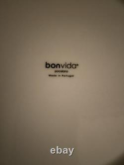 4 Bonvida BVX3 Dinner Plates Portugal Blue Dragon Scroll Raffaelesco 10 & 5/8