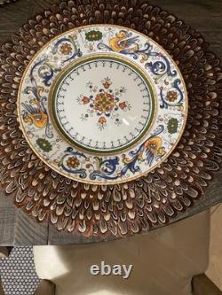 4 Bonvida BVX3 Dinner Plates Portugal Blue Dragon Scroll Raffaelesco 10 & 5/8