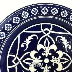4 Catalina Medallion Blue 11 Dinner Plates Moorish Revival Styling Target Home