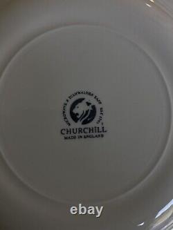 4 Dinner Sets Of Churchill England Blue Willow Dinner Plate (10 1/4 diameter)