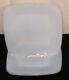 4 Fire King CHARM SQUARE AZURITE BLUE 9 1/4 DINNER PLATES
