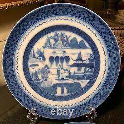 4 Mottahedeh for Historic Charleston Blue Canton 10 1/4 Dinner Plates Excellent