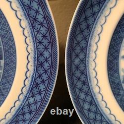 4 Mottahedeh for Historic Charleston Blue Canton 10 1/4 Dinner Plates Excellent