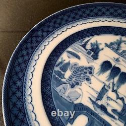 4 Mottahedeh for Historic Charleston Blue Canton 10 1/4 Dinner Plates Excellent
