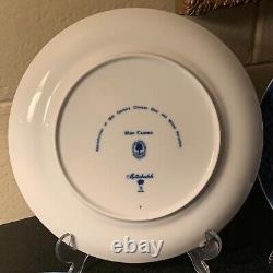 4 Mottahedeh for Historic Charleston Blue Canton 10 1/4 Dinner Plates Excellent