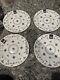 4 Queens 10 Blue & White Floral Dinner Plates England Earthenware Finlandia Blu