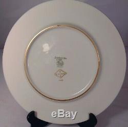 4 Royal Bavarian Hutschenreuther Cobalt Blue Gold Dinner Plates Chargers 11