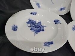 (4) Royal Copenhagen Blue Flowers Braided #8097 Dinner Plates 10 NICE COND. #2