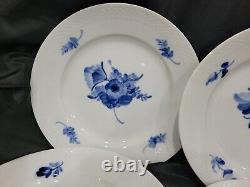 (4) Royal Copenhagen Blue Flowers Braided #8097 Dinner Plates 10 NICE COND. #2