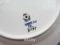 4 Royal Copenhagen Denmark Blå Blomst Blue Flowers 10 1/8 Dinner Plates 8097