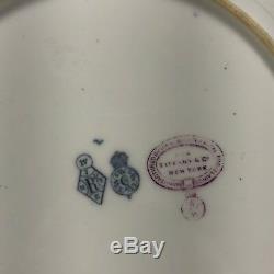 (4) Royal Worcester English 1882 Aesthetic Period Dinner Plates For Tiffany & Co