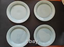 4x ONEIDA Culinaria Blue Sage (Slate Blue) Dinner Plate 10 1/2
