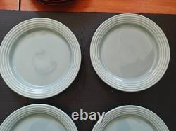 4x ONEIDA Culinaria Blue Sage (Slate Blue) Dinner Plate 10 1/2