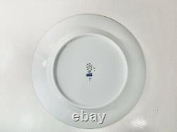 4x Royal Copenhagen Bing & Grondahl Seagull Gold Rim Dinner Plates 624