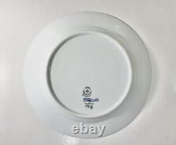 4x Royal Copenhagen Blue Fluted Plain 178 Salad Luncheon Plates Diameter 21 cm