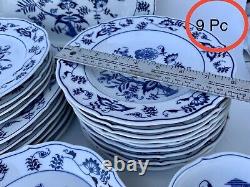 50+ pc Blue Danube Japan Dinner Lunch Plates Bowls Cups Saucers Oval Plate Set