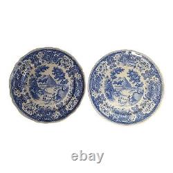5 Villeroy & Boch Burgenland Dinner Plates Toile Blue And White Mettlach 9.75