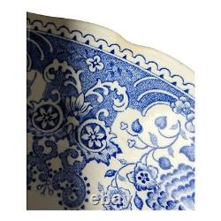 5 Villeroy & Boch Burgenland Dinner Plates Toile Blue And White Mettlach 9.75