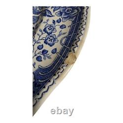 5 Villeroy & Boch Burgenland Dinner Plates Toile Blue And White Mettlach 9.75