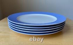 5 Villeroy & Boch TIPO BLUE DOT 10.5 Dinner Plates GUC 2 Sets Available