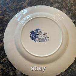 5 Vintage 10 Dinner Plate Mill Stream Ironstone By Johnson Brothers Of England