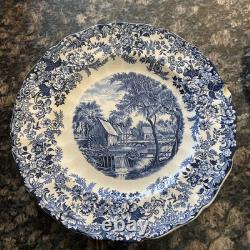 5 Vintage 10 Dinner Plate Mill Stream Ironstone By Johnson Brothers Of England