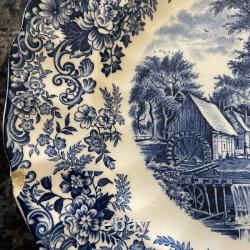 5 Vintage 10 Dinner Plate Mill Stream Ironstone By Johnson Brothers Of England