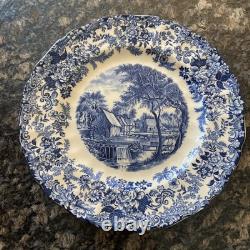 5 Vintage 10 Dinner Plate Mill Stream Ironstone By Johnson Brothers Of England